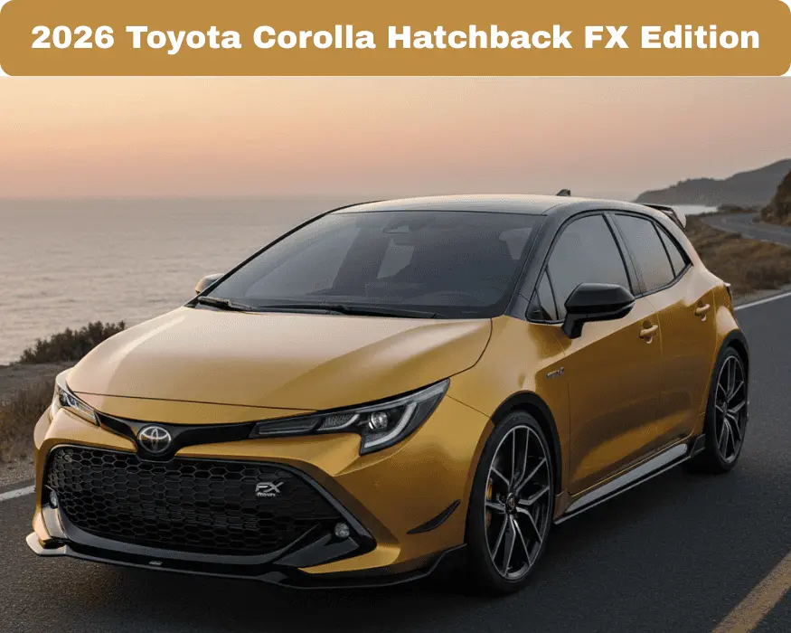 2026 Toyota Corolla Hatchback FX Edition