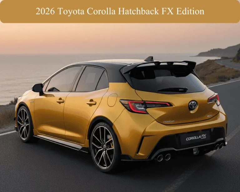 2026 Toyota Corolla Hatchback FX Edition