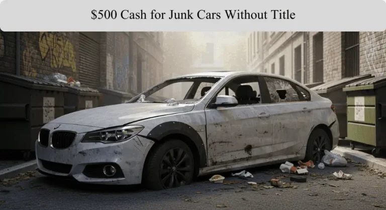 $500 Cash for Junk Cars Without