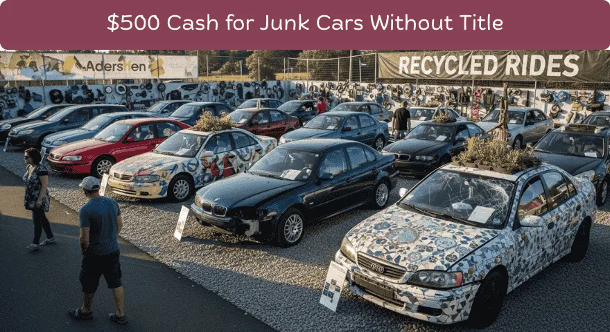 $500 for Title-Less Junk Cars