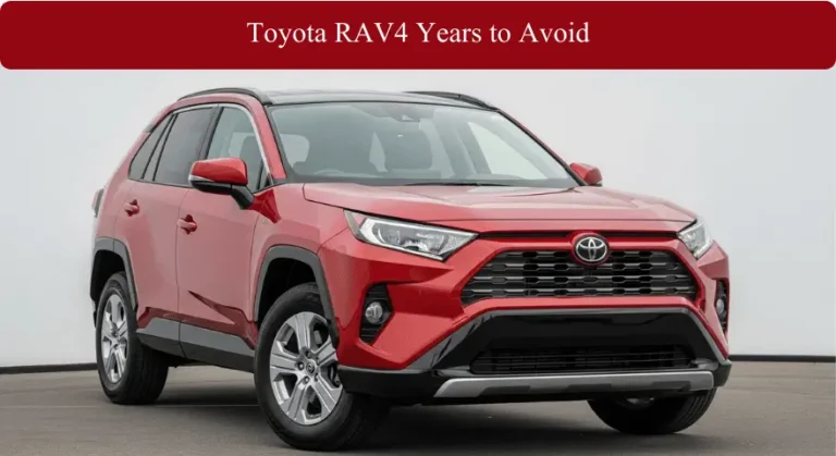 Toyota RAV4 Years to Avoid