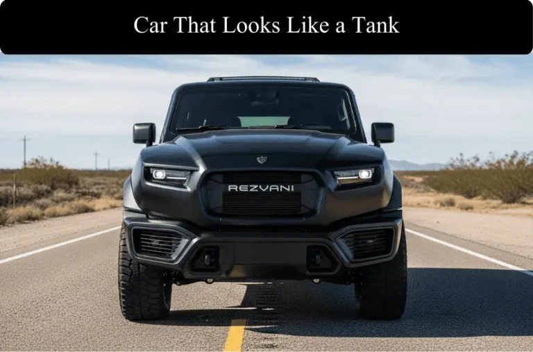 Car That Looks Like a Tank