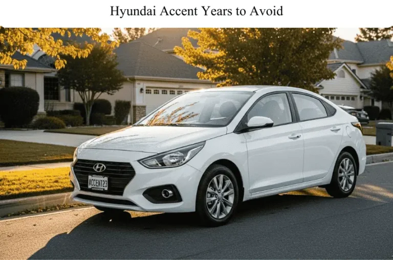 Hyundai Accent Years to Avoid