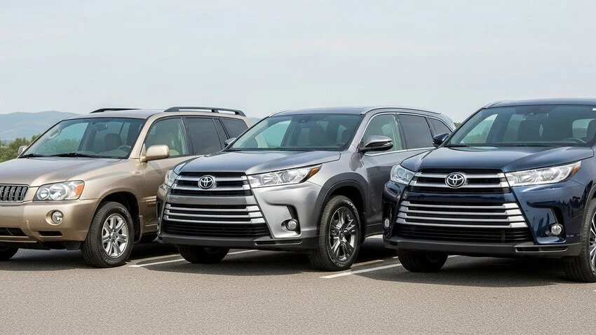 Toyota Highlander Model Years