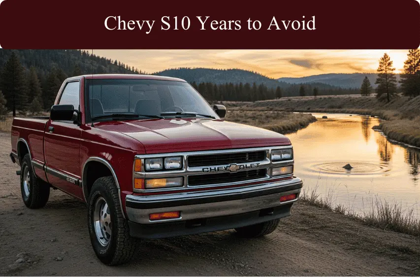 Chevy S10 Years to Avoid