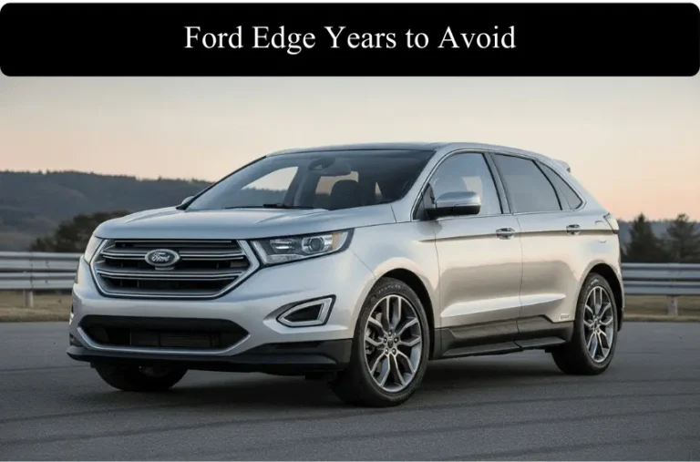 Ford Edge Years to Avoid