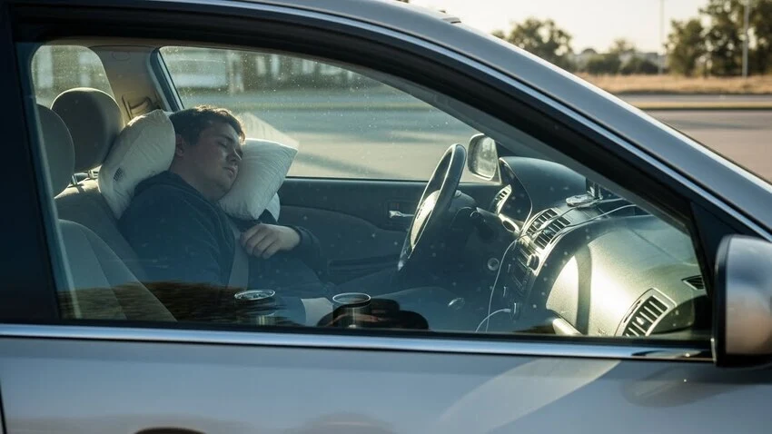 Risks of Sleeping in a Car in Winter