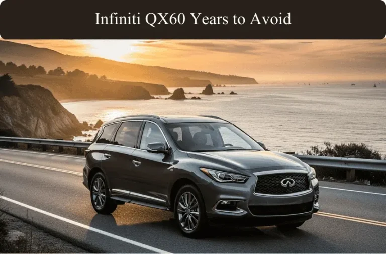 Infiniti QX60 Years to Avoid