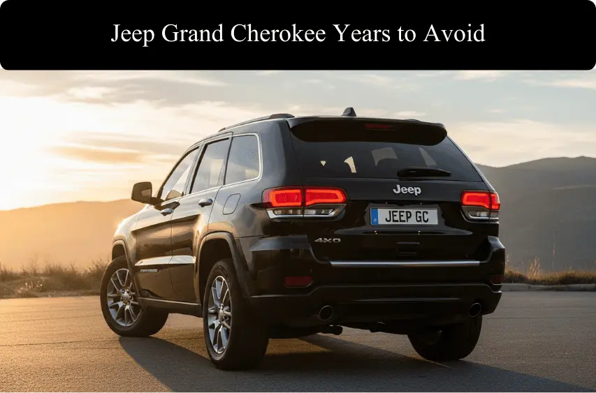 Jeep Grand Cherokee Years to Avoid