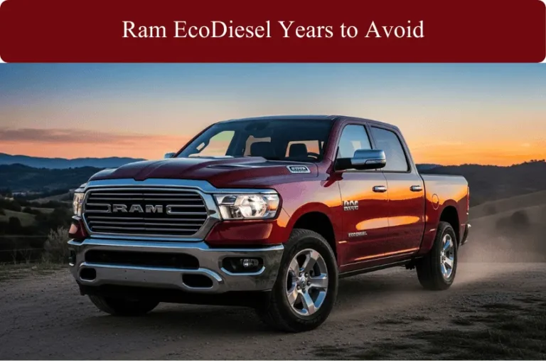Ram EcoDiesel Years to Avoid
