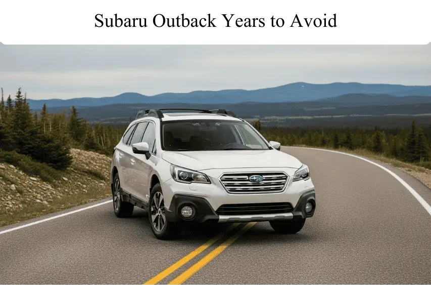 Terrific Which Year Subaru Outback To Avoid Images