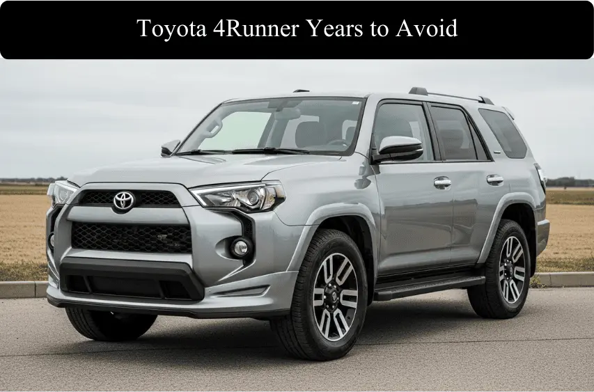 Toyota 4Runner Years to Avoid
