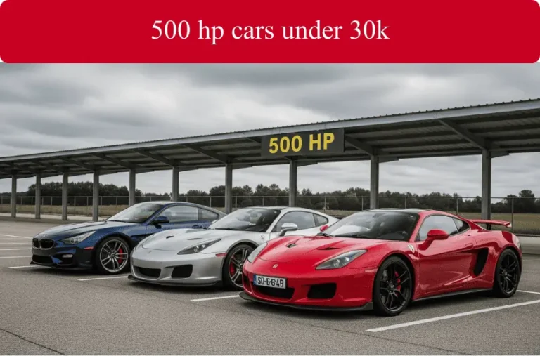 500 hp cars under 30k