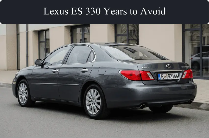 Lexus ES 330 Years to Avoid