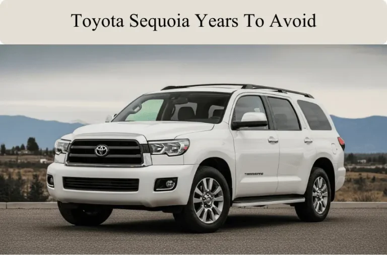 Toyota Sequoia Years To Avoid