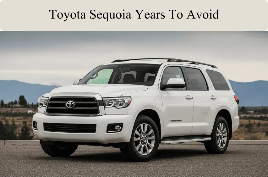 Toyota Sequoia Years To Avoid
