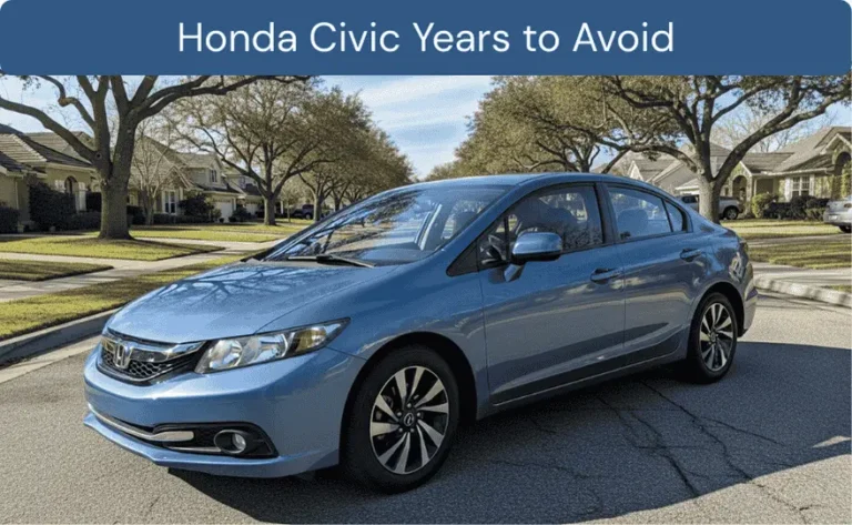 Honda Civic Years to Avoid