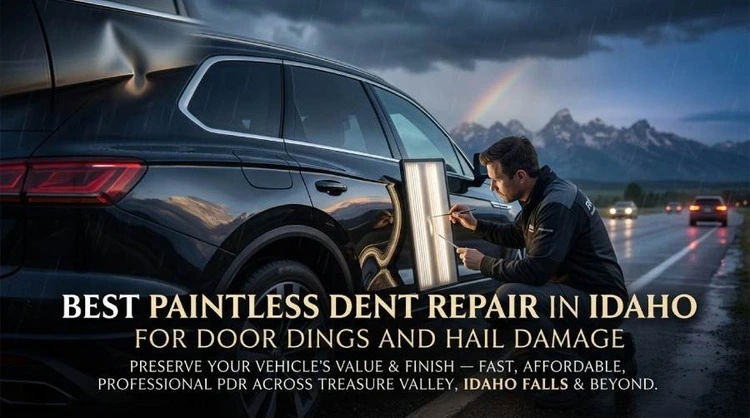 Best Paintless Dent Repair In Idaho For Door Dings And Hail Damage